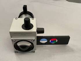 514722 Leica 514822 Leitz Variolum Variable Color Filter Microscope Attachment