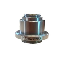 541537 Leica Hc 0.63x 2/3 Inch 17.5 C-mount Microscope Camera Adapter