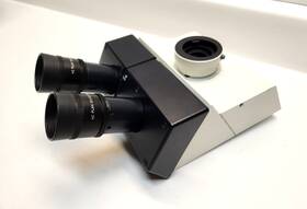 551501 Leica Dm Series Trinocular Video/photo Microscope Head With Eyepieces Free Ship
