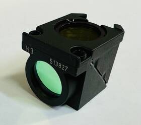 513827 Leitz H3 Cube Filter Block For Ploemopak Fluorescence Microscope Blue