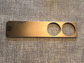 520-55-90 Leitz Metal Microscope Filter Slider Machined Empty 4mmx28.8mmx126mm