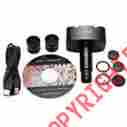 Ma1000-ck Amscope 10mp Windows Mac Os Compatible Microscope Camera Calibration Kit