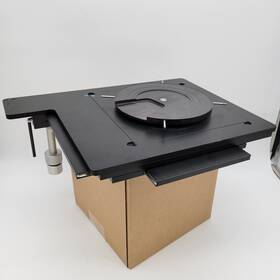 31-23-810-0000 Marzhauser Microscope Wafer Inspection Stage W. Rotating Platform