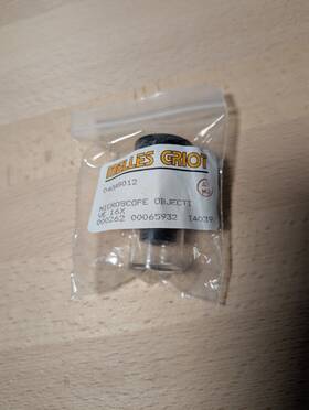 Melles Griot 16x/0.32 160/0.17 16x/ 0.32 Objective Microscope Lens