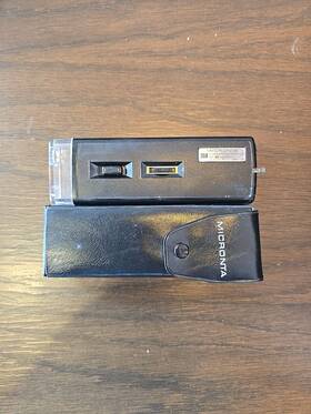 63-851 Micronta Vintage Microscope Illuminated 30x And Case