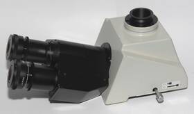 921228 Mitutoyo Uwf Microscope Trinocular Tube / Head With 10x/30 Eyepieces 1x/2x Slider