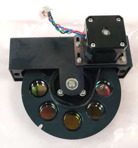 3900-0062 Molecular Excitation Emission Filter Wheel Box 8 Positions W Stepper Motor