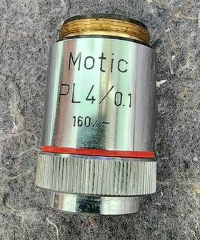 Motic Pl4/0.1 Motif Objective Lens L