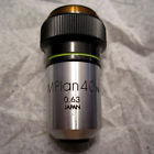 Mplan40 Japan Plan Lens Tokyo Olympus 40 Objective 0.63 Microscope Mplan