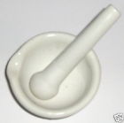 Mppo100 Cb Small Porcelain Mortar And Pestle Lab Kitchen New