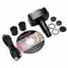 Mt1000-ck Amscope 10m Usb Microscope Live Video Photo Digital Camera W Calibration Kit