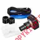 Mu035-ck Amscope Brand New Still Photo And Video Microscope Camera With Calibration Kit
