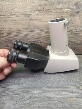 168787 Nikon Trinocular Microscope Head With Pair Cfw 10x Eyepieces