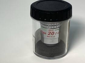 Nikon 20/0.50 160/0.17 Ph 2 Plan Dl Microscope Objective Lens