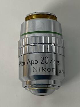 Nikon 20x/0.75 160/0.17 Plan Apo Microscope Objective