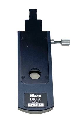 24691 Nikon Dic-a Nomarski Microscope Slider With Analyzer Made In Japan