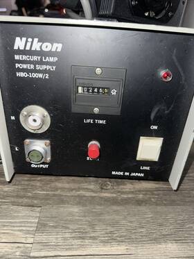 315779 Nikon Microscope Hbo 100w Power Supply And Lamp Housing