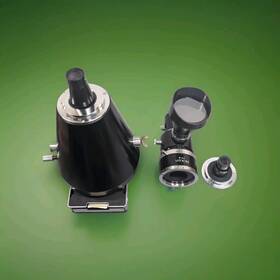 41888 Nikon Vintage Pfm Microscope Adapter With Polaroid Attachment Untested