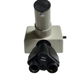 517767 Nikon Trinocular Microscope Head With Photo Tube - Made In Japan Serial