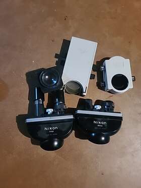 71729 Nikon 87216 Lot Of Microscope Parts Viewer Filters