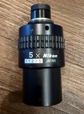 Edf20050 Nikon Measuring Toolmakers 5x Microscope Objective Mm-40 Mm-400 Mm-800