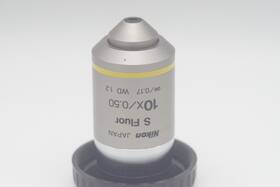 Nikon Mrf00101 S Fluor 10x/0.50 Microscope Objective Lens