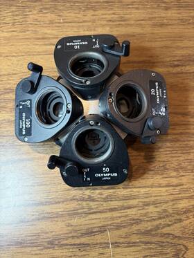 10-20-50-100 Olympus Nomarski Dic Prism With Nosepiece From Bh2-uma Microscope