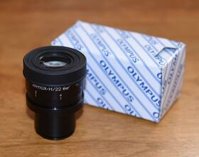 U-ocmc10 Olympus 2-u100h6 U-ocmc10/100x Wh 10x-h/22 T2 Focusing Eyepiece With Micrometer U-ocmc10/100 Wow