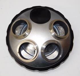 H82104 Olympus Microscope 5 Turret Objective Optics Lens Nose Piece Part Japan