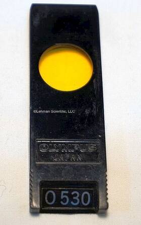 O-530 Olympus Microscope O530 Fluorescence Barrier Filter Slider. Fits Bh-2