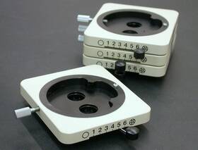 Szh-10 Olympus S-0159 Szh-as Double Iris Diapragm For Microscopes Excellent Condition
