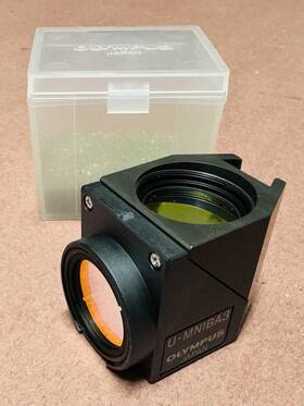 U-mniba3 Olympus Oylmpus Blue Microscope Fluorescence Filter Cube Bx2 Ix2