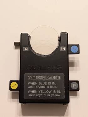 U-p801 Olympus Microscope U-gpo Gout Testing Cassette