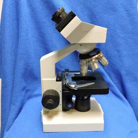 G2018007467 Omax Microscope Rotatable Head 4 Lens Missing Eyepieces
