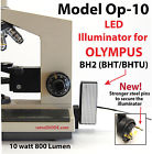 Op-10 Olympus Bh2 Bhtu Led Illuminator Retrofit Kit With Dimmer Control For Older Microscopes