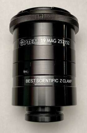 Df19zz Optem 25-71-52 Large Format Microscope Coupler For Nikon/canon Cams Zeiss Scopes