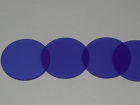 Optical 3pcs. Daylight Filters Lot Blue Frosted 37mm Microscope