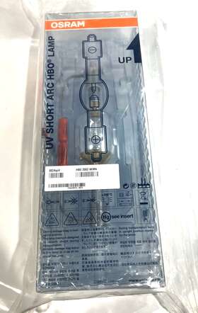 0024qc4 Osram Uv Short Arc Hbo Lamp 2002 With Ma Shock Indicator Tripped See Condition
