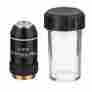 Pa100x-b Amscope 100x Plan Achromatic Microscope Objective Lens With Black Finish