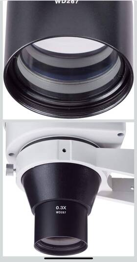 Paf05 Parco Scientific 0.5x Barlow Lens For Stereo/industrial Microscopes 48mm Suit