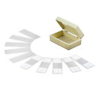 Pb10 Amscope 10 Prepared Blank Microscope Glass Slides 013964502510