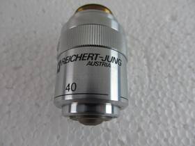 Reichert 40x/1 /.17 Jung Objective Lens Plan Apo Oil Iris