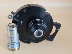 1201-1206-1748-1259a Reichert/american Optical Ao-reichert Phase Contrast Microscope Condenser 40x Objective