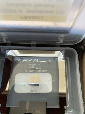 Lws-1-10 Roger K. Sherman Co.precision Calibration Standard T/r