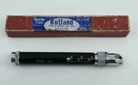 3-9581 Rutland Vintage Micro Pocket Microscope Japan 30x 40x 60x With Original Box