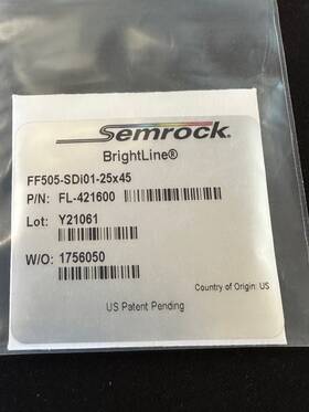 Ff483-di03-25x36 Semrock Fl-421600 Brightline Dichroic Filter Clean