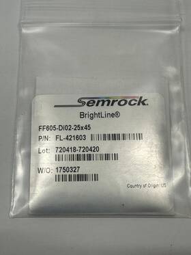 Ff605-di02-25x45 Semrock Fl-421603 Brightline Dichroic Mirror 25 45 Mm