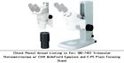 Smz-745t Stereomicroscope Trinocular C10x Mma36410-kit1 Eyepiece Widefield Smz-745t Stereomicroscope Trinocular C10x Mma36410-kit1 Eyepiece Widefield