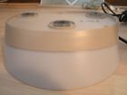 Tu200 Teknion Light Tan Color Lamp Portable White Cubicle 120v Magnetic