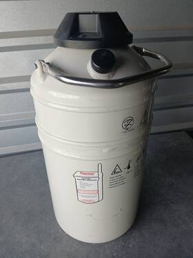 8123 Thermo Scientific Ln2 Transfer Dewar Model 12 Liters Approximate